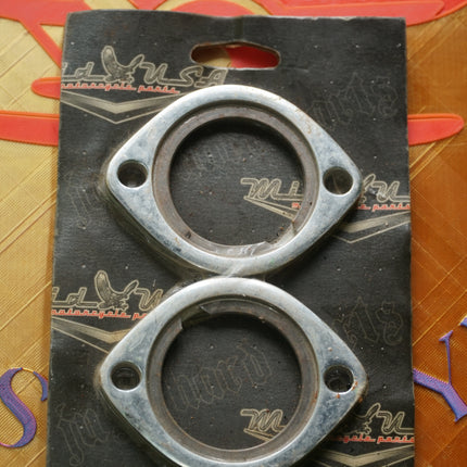 Harley Exhaust Port Stud Nut Flange Kit Mid-USA 95107 65328-83 65325-83 NOS