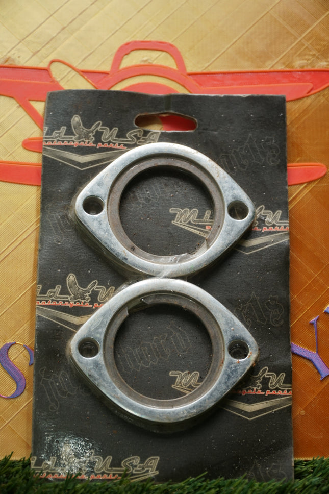 Harley Exhaust Port Stud Nut Flange Kit Mid-USA 95107 65328-83 65325-83 NOS