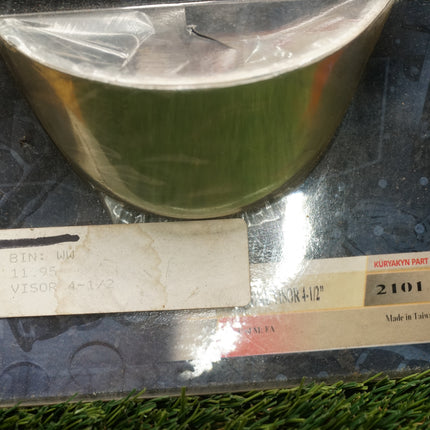 Harley Spotlight Passing Lamp Chrome Visor Kuryakyn 2101 4-1/2" NOS Single