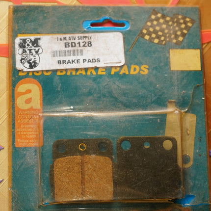 Honda ATC250R ATC200X ATC350X Rear Sintered Brake Pads Emgo 90-51862 NOS