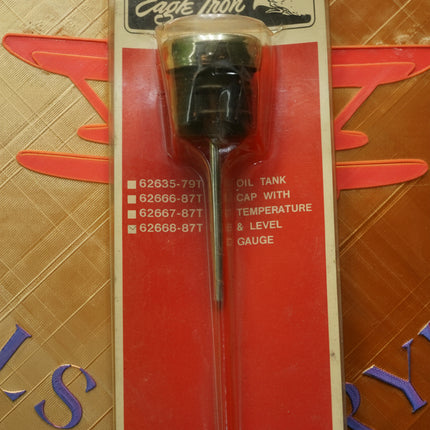 Harley Sportster XL Eagle Iron Oil Tank Cap Dipstick 62668-87T Used Chrome