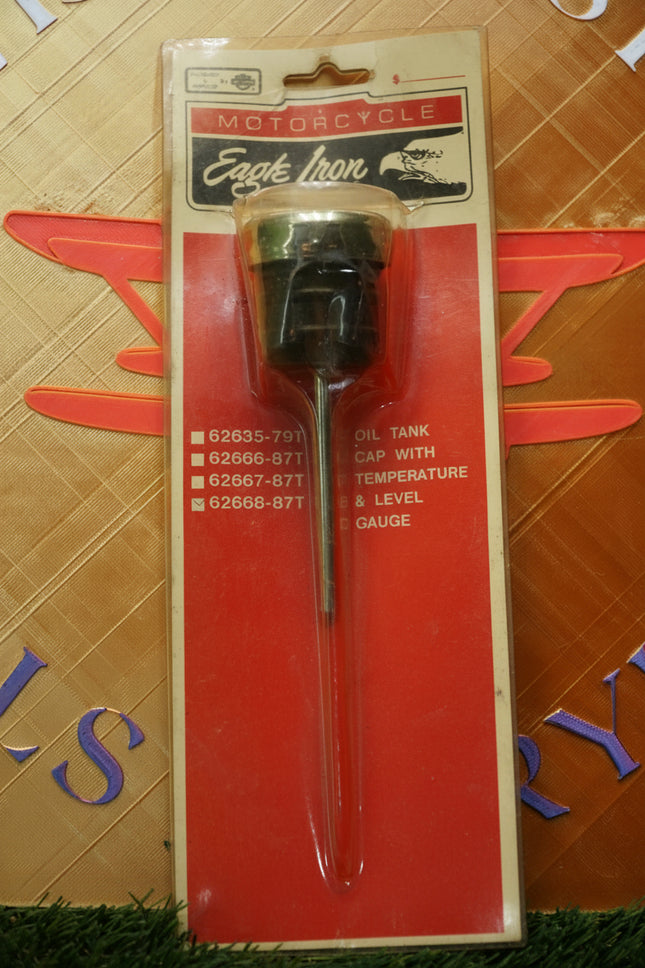 Harley Sportster XL Eagle Iron Oil Tank Cap Dipstick 62668-87T Used Chrome