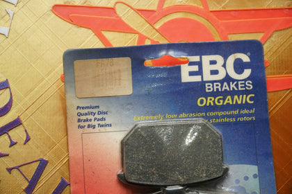 Harley Evolution FXR Softail EBC Organic Rear Brake Pads FA78 NOS photo 2