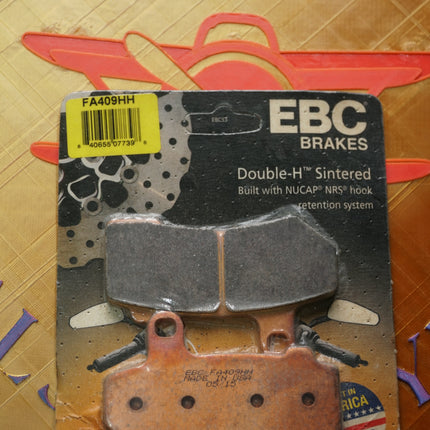 Harley Touring V-Rod EBC Double-H Sintered Rear Brake Pads FA409HH NOS