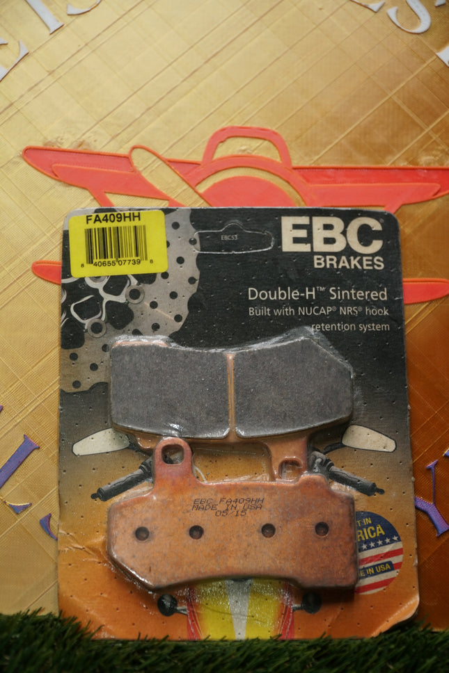 Harley Touring V-Rod EBC Double-H Sintered Rear Brake Pads FA409HH NOS
