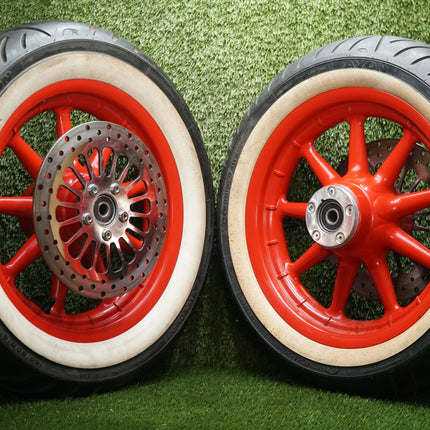 2000-05 Harley Electra Glide Front & Rear Wheel Set w/ Avon Tires