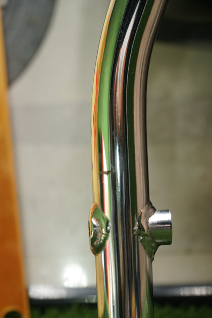 Kawasaki Vulcan 1500 Classic Passenger Backrest Sissy Bar Chrome Emblem Used OEM photo 8