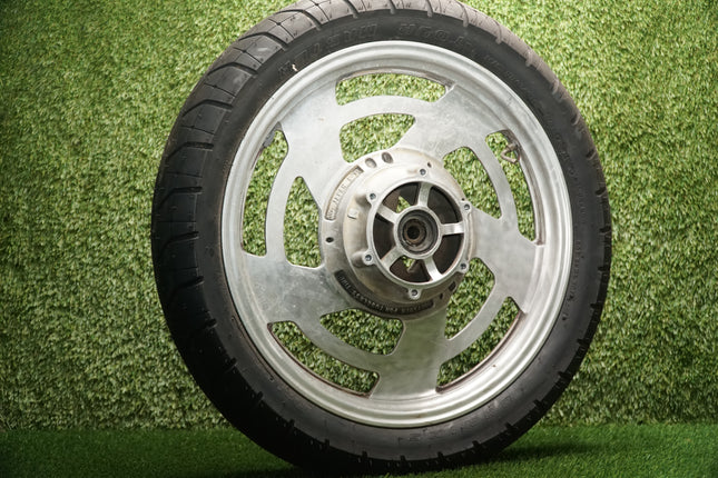 1985 Yamaha VMAX 1200 Front Wheel Rim & Tire 18x2.15 – OEM 1FK-25168-00-98