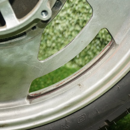 1985 Yamaha VMAX 1200 Front Wheel Rim & Tire 18x2.15 – OEM 1FK-25168-00-98