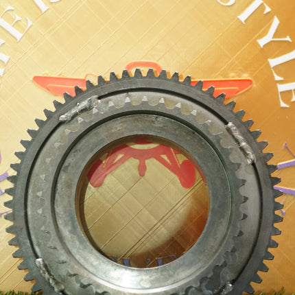 Harley Shovelhead 4-Speed Clutch Basket 37T Starter Ring Gear Used OEM Takeoff