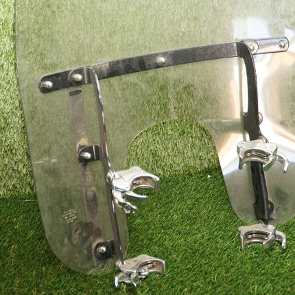 Harley Davidson 39mm Quick Detach Windshield Clamps Set of 4 w/ Brackets OEM