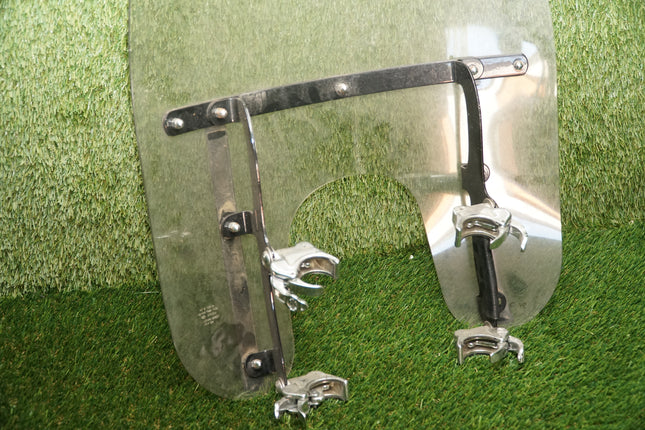 Harley Davidson 39mm Quick Detach Windshield Clamps Set of 4 w/ Brackets OEM