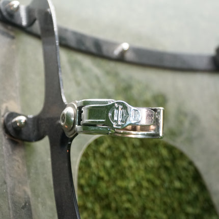 Harley Davidson 39mm Quick Detach Windshield Clamps Set of 4 w/ Brackets OEM