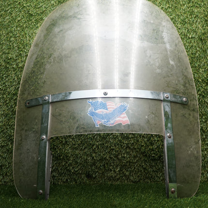 Harley Davidson Chrome Windscreen Mounting Brackets Shovelhead Panhead Duo-Glide