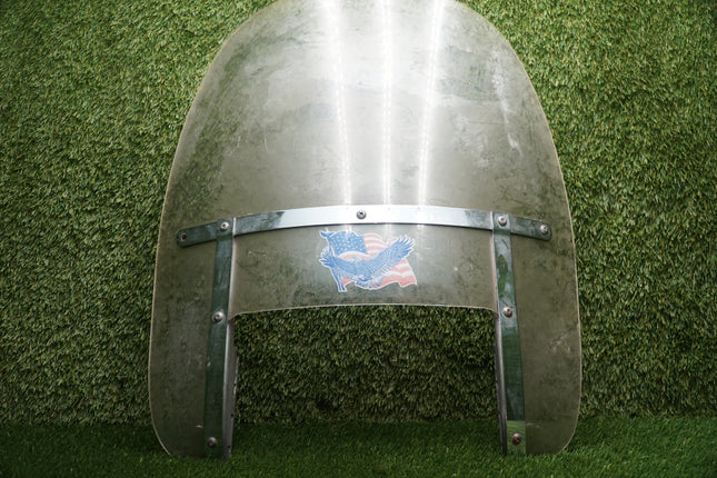 Harley Davidson Chrome Windscreen Mounting Brackets Shovelhead Panhead Duo-Glide