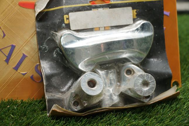Harley 1" Handlebar Chrome 2" Die Cast Riser Clamp Kit Custom Chrome 15-008 NOS