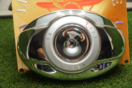 Harley Twin Cam 96 Chrome Football Air Cleaner Cover Shroud Used OEM Scuff photo 1