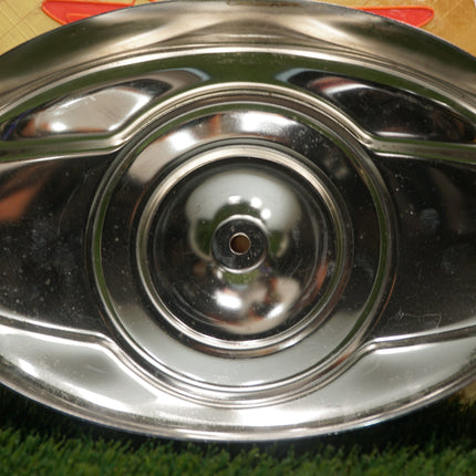 Harley Twin Cam 96 Chrome Football Air Cleaner Cover Shroud Used OEM Scuff