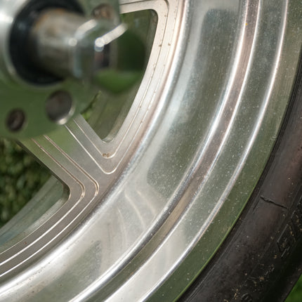 Rick’s 21x2.15 Front & 16x4.5 Rear 8-Spoke Wheel Set – Needs Polish