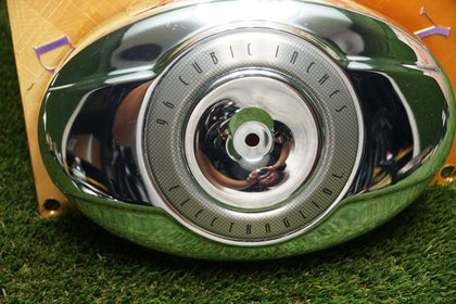 Harley Twin Cam 96 Electra Glide Chrome Football Air Cleaner Cover Used photo 2