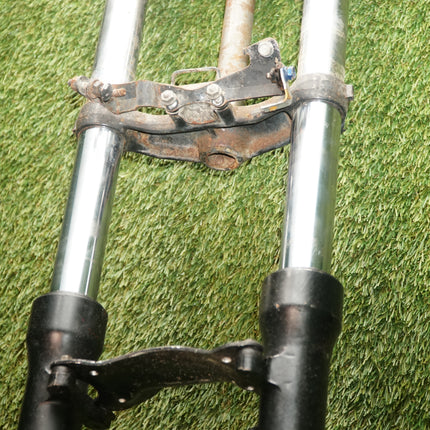 84–86 Honda CB700SC Nighthawk Front Forks & Triple Tree – Good