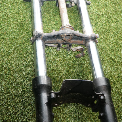 84–86 Honda CB700SC Nighthawk Front Forks & Triple Tree – Good