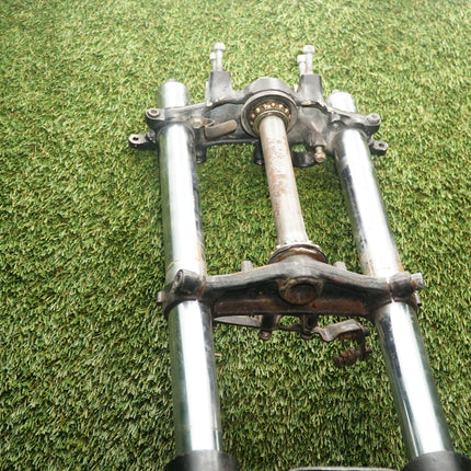 84–86 Honda CB700SC Nighthawk Front Forks & Triple Tree – Good