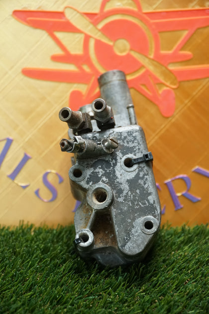 Harley Shovelhead Early Evo Engine Oil Pump Base Housing & Cover Plate Used OEM photo 2