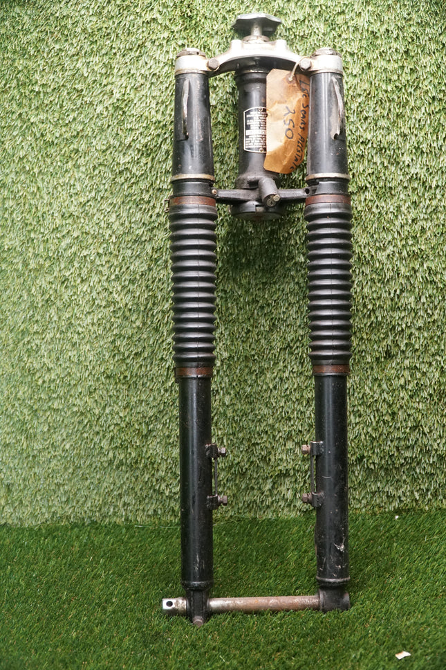 1967–69 Puch Sears Allstate SR250 Twingle Front Forks & Triple Trees – Complete