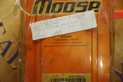 Moose All Balls Rear Wheel Bearing Kit Arctic Cat 400 500 375 New NOS 0215-0081 photo 3