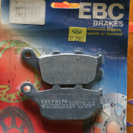 EBC FA174 Brake Pads for Honda TRX300EX TRX400EX Suzuki LTZ400 NOS