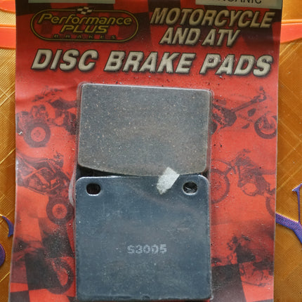 Performance Plus S3005-O Organic Rear Brake Pads Suzuki GS850 GS1100
