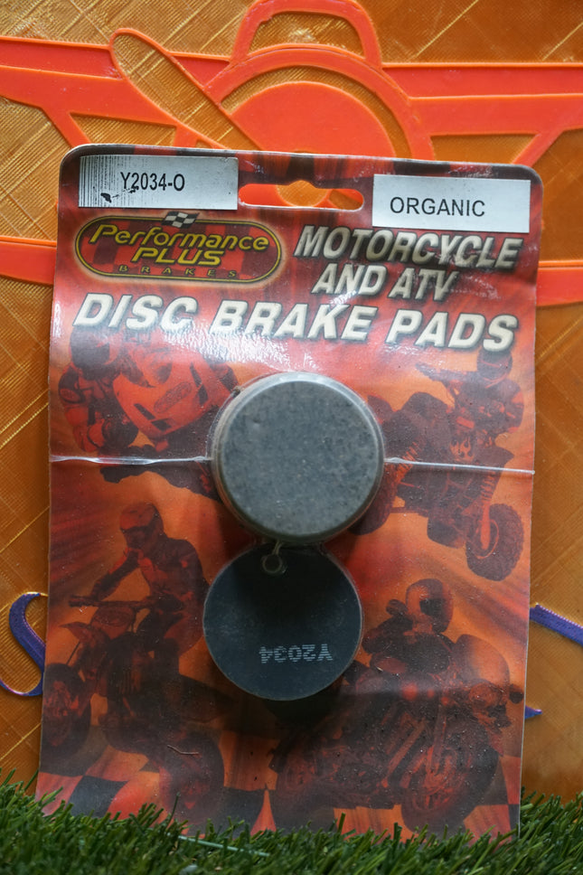 Performance Plus Y2034-O Organic Rear Brake Pads Yamaha YFS200 Blaster
