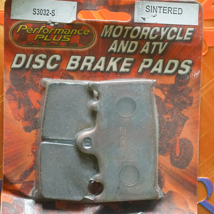 Performance Plus S3032-S Sintered Front Brake Pads Suzuki GSXR600 TL1000R