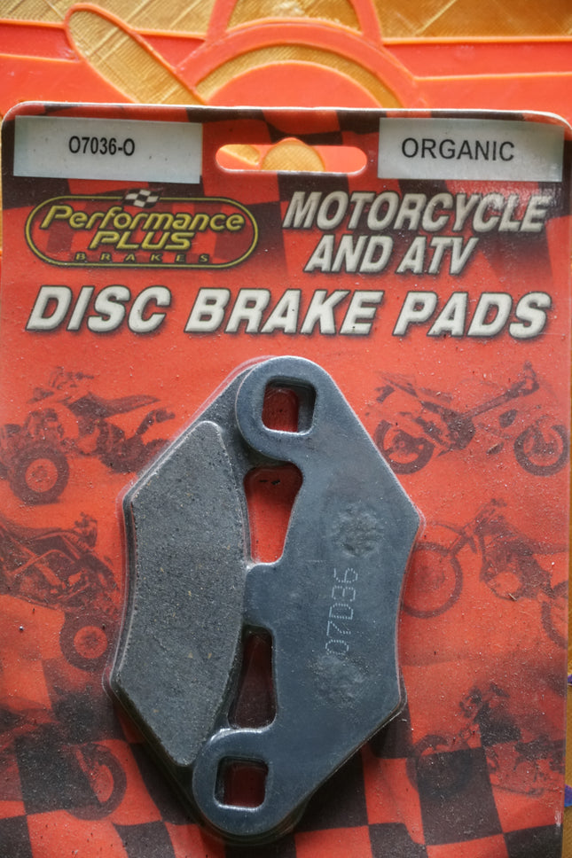 Performance Plus 07036-O Organic Front Rear Brake Pads Polaris Sportsman RZR