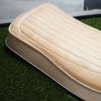 Harley Ironhead Sportster XL XLH XLCH White SCAT Buddy Seat OEM