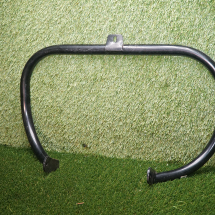 Harley Panhead Shovelhead Engine Guard Crash Bar – Black Powder Coat, Scratched