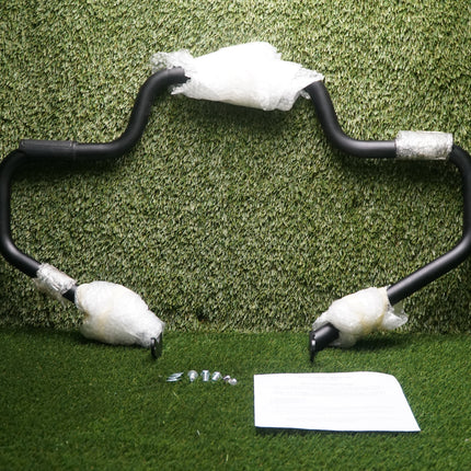 2000–2017 Harley Softail Multibar Engine Guard Black Deuce Rocker Breakout