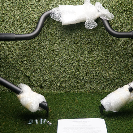 2000–2017 Harley Softail Multibar Engine Guard Black Deuce Rocker Breakout