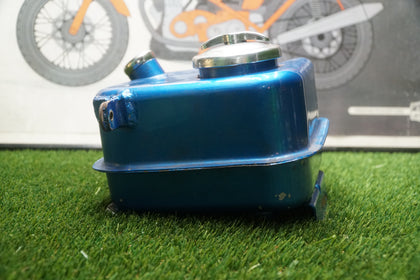 Harley Shovelhead Panhead FL FLH OEM Horseshoe Blue Oil Tank 62504-65 photo 4