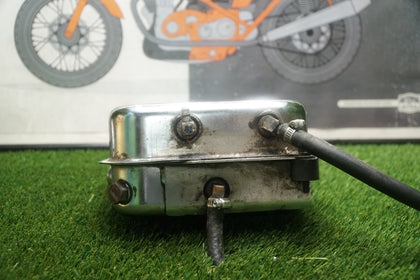 Harley Sportster Ironhead XLCH OEM Chrome Lunchbox Oil Tank 1970-1978 photo 3