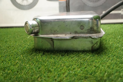 Harley Sportster Ironhead XLCH OEM Chrome Lunchbox Oil Tank 1970-1978 photo 5