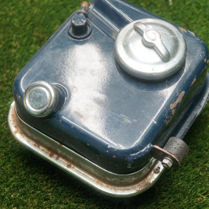 Harley Shovelhead Super Glide OEM Side Fill Blue Square Oil Tank FX FXE