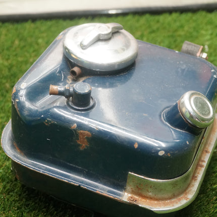 Harley Shovelhead Super Glide OEM Side Fill Blue Square Oil Tank FX FXE