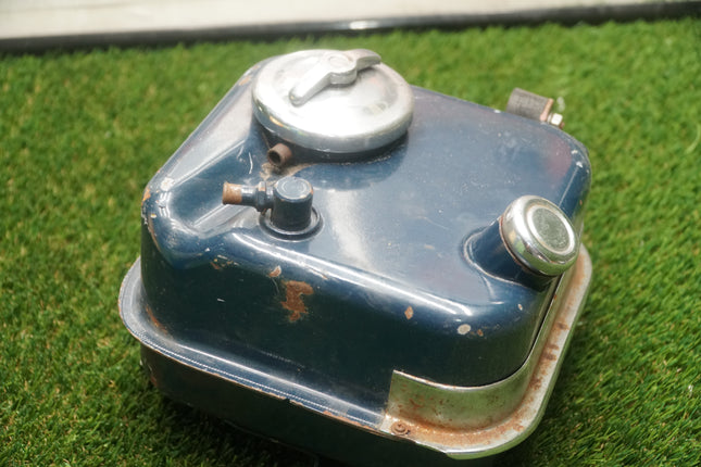 Harley Shovelhead Super Glide OEM Side Fill Blue Square Oil Tank FX FXE