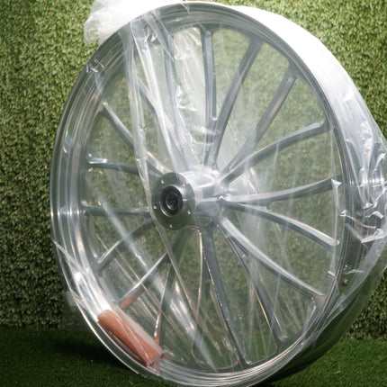 Ultima Manhattan Polished CNC 26x3.5 Dual Disc Front Wheel Harley 37-633