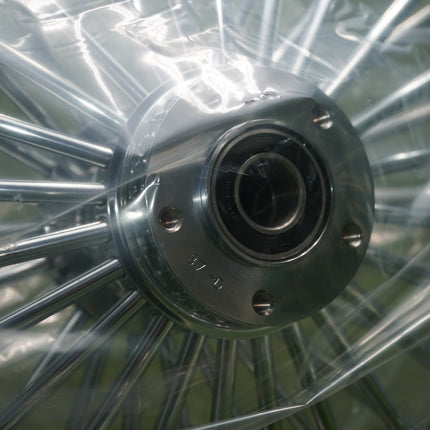 21X3.5" SINGLE DISC 48 FAT KING SPOKE FRONT WHEEL HARLEY TOURING, FXST 2000-07