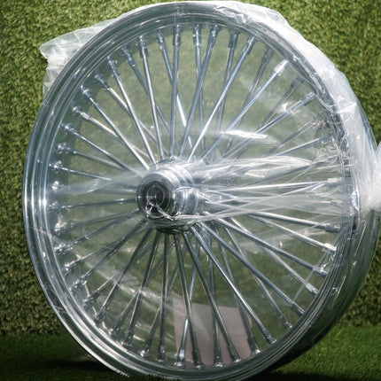 21X3.5" SINGLE DISC 48 FAT KING SPOKE FRONT WHEEL HARLEY TOURING, FXST 2000-07