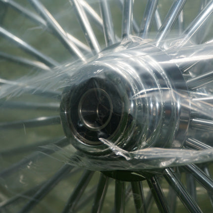 21X3.5" SINGLE DISC 48 FAT KING SPOKE FRONT WHEEL HARLEY TOURING, FXST 2000-07