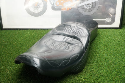 Harley Shovelhead Panhead FL FX Custom Stamped Steel Seat Corbin Mustang LePera photo 2